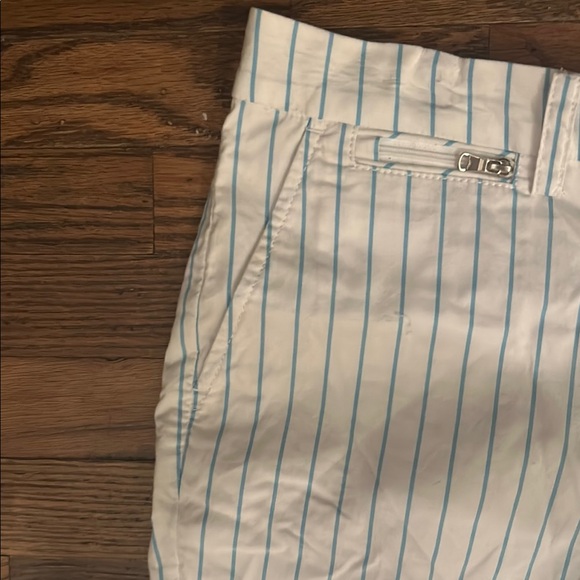 Ralph Lauren Blue and White Flat Front Shorts for Semi-Formal Occasions - Picture 4 of 8